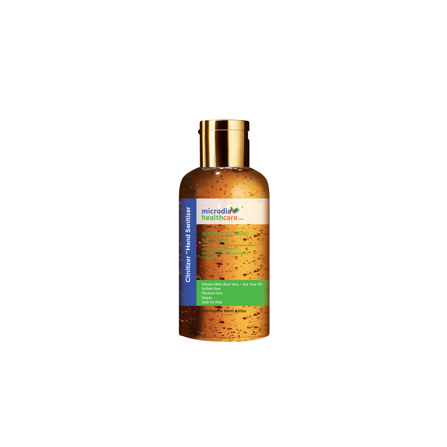 Clinitizer Golden Hand Sanitizer with 76% Ethanol, 60ml 100pcs