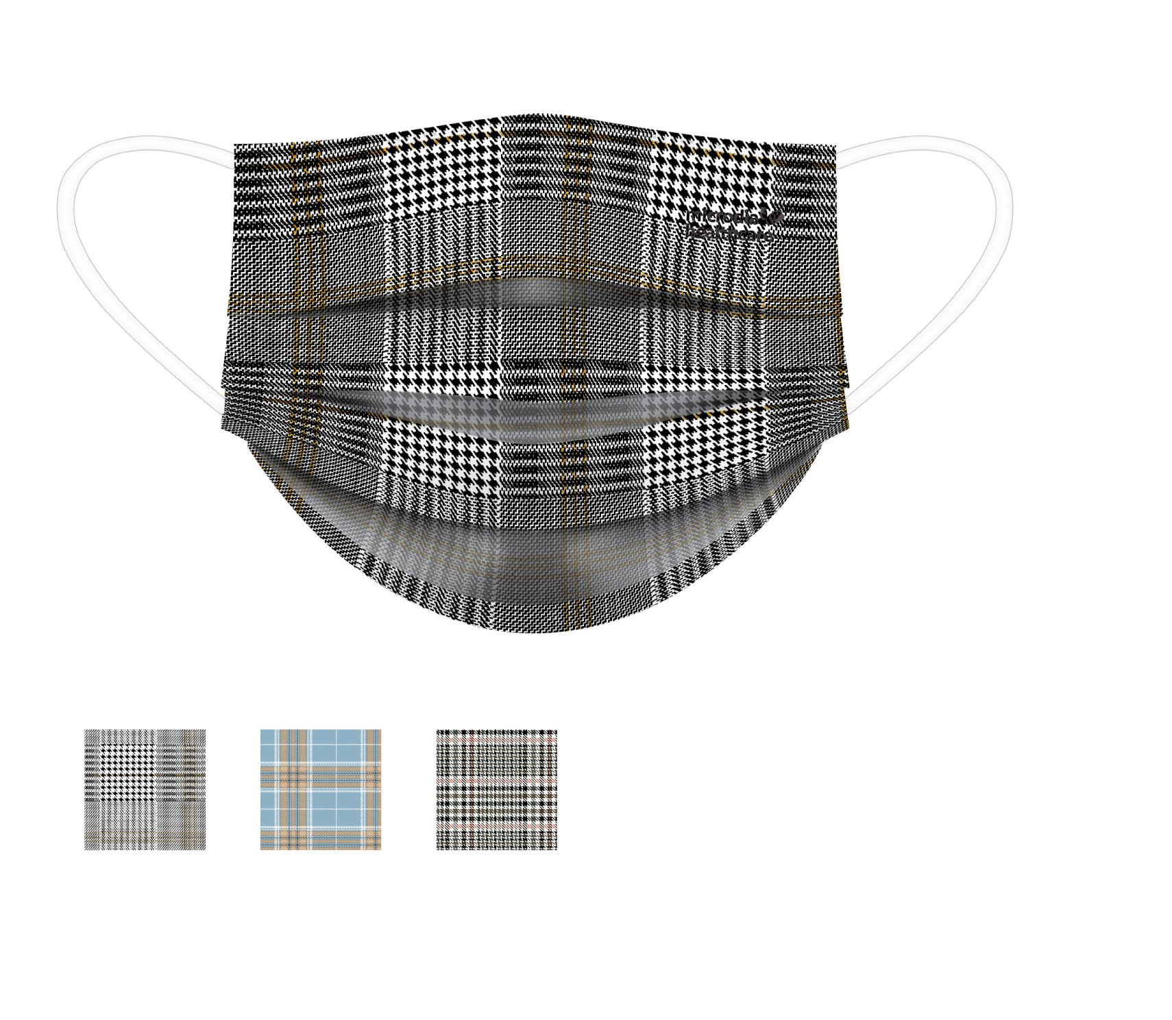 3-Ply Printed Masks OXFORD (30pcs/box)